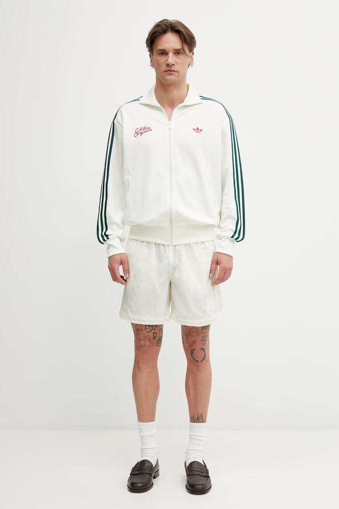 adidas Originals x Wales Bonner къс панталон мъжки KR8773 бежов