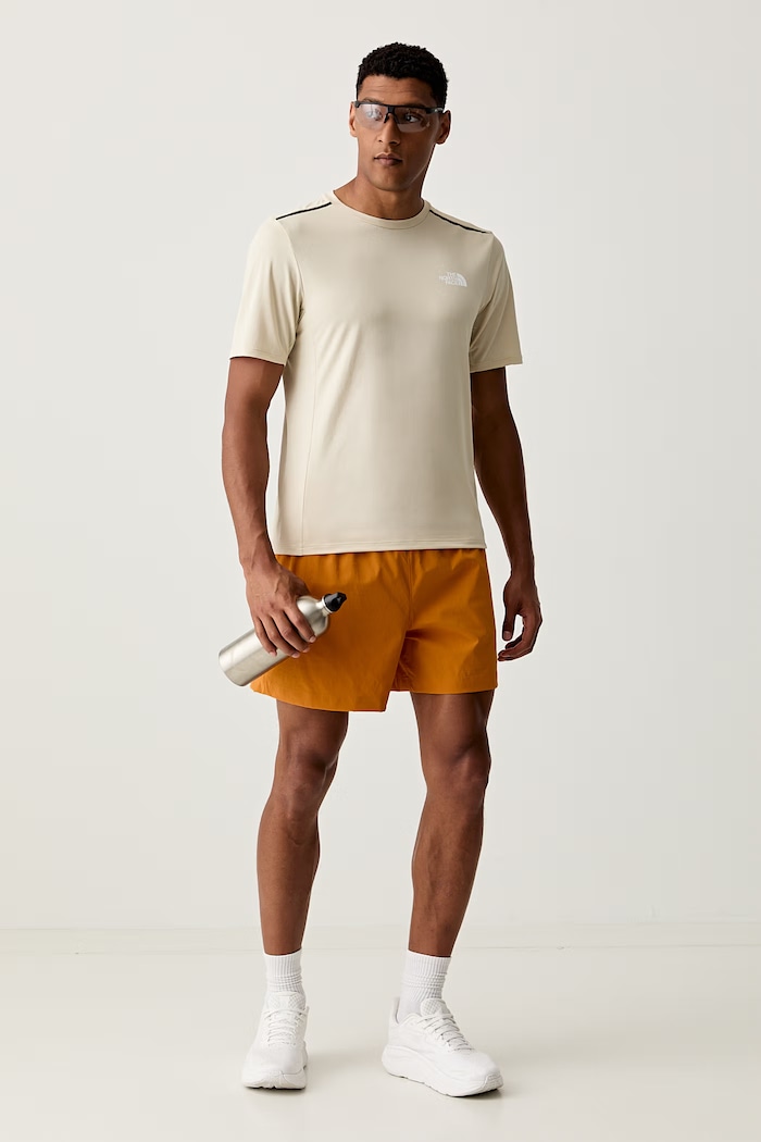 The North Face szorty sportowe męskie PATHFINDER PULL ON NF0A8EKHG5I1 pomarańczowy SS26