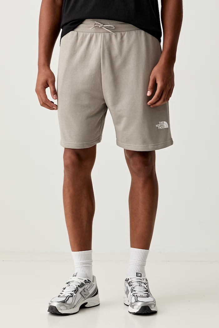 The North Face szorty dresowe męskie z bawełną SIMPLE DOME LIGHT REGULAR beżowy NF0A8GQB2MB1