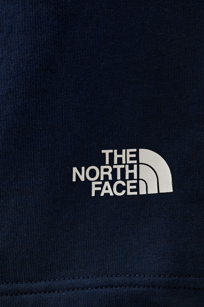 The North Face szorty dresowe damskie z bawełną SIMPLE DOME LIGHT REGULAR granatowy NF0A8GQB8K21