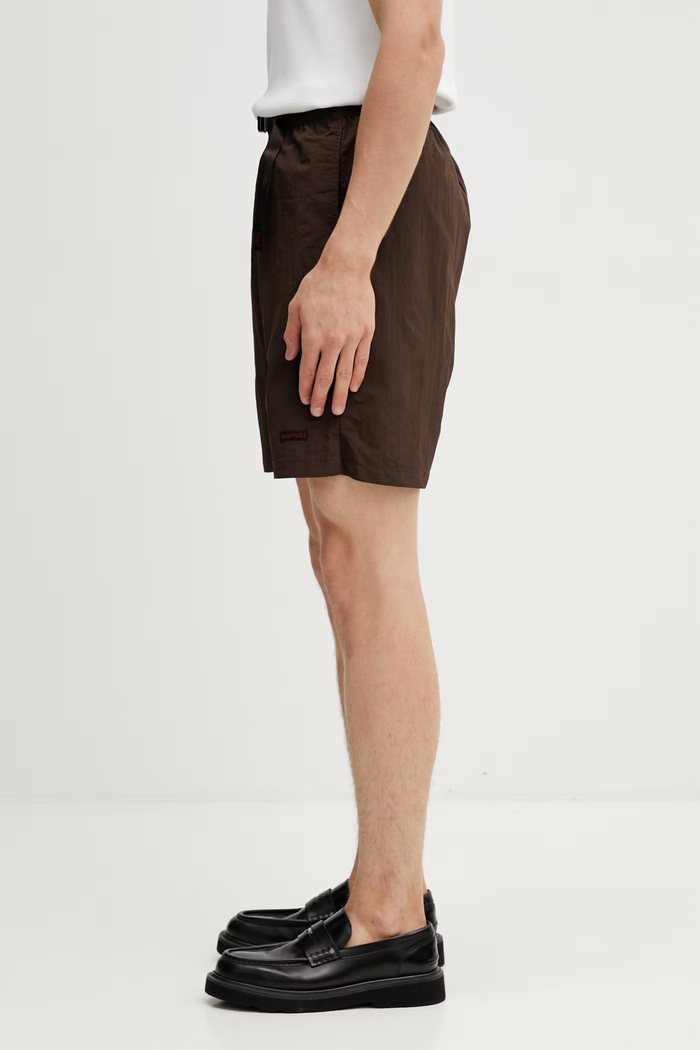 Gramicci NYLON PACKABLE G-SHORT szorty męskie G6SM.P082. brązowy SS26