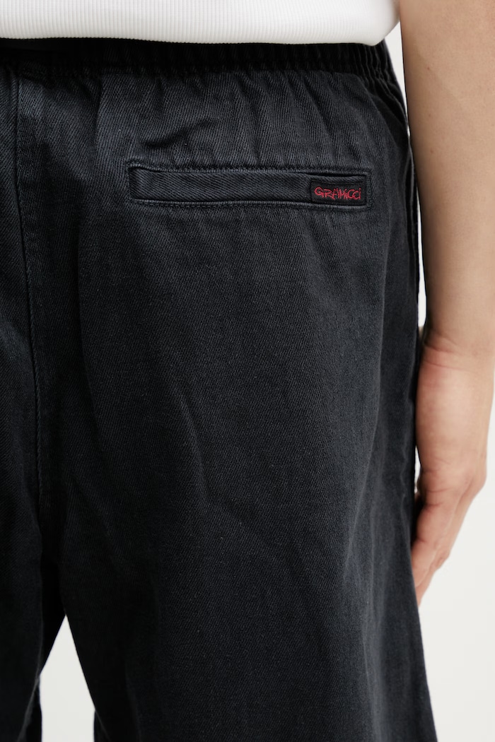 Gramicci HEMP G-SHORT shorts with cotton Men's black G5SM.P067.
