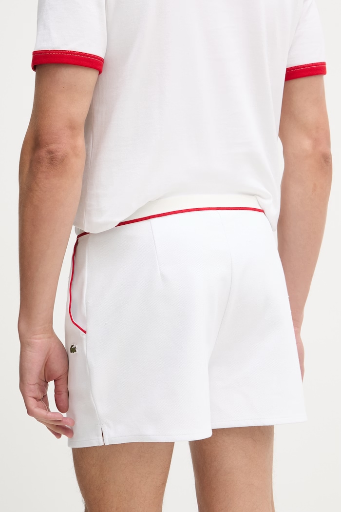Дрехи Lacoste къс панталон мъжки GH1795 бял