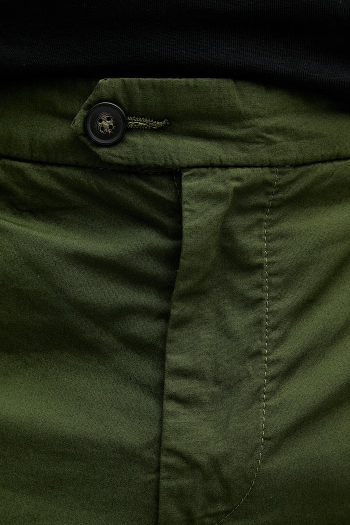 United Colors of Benetton szorty chino męskie bawełniane zielony 4W3LU9014