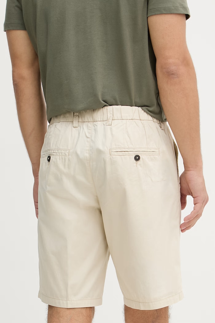 Îmbrăcăminte United Colors of Benetton pantaloni scurți chinos pentru bărbați, din bumbac 4W3LU9014 bej