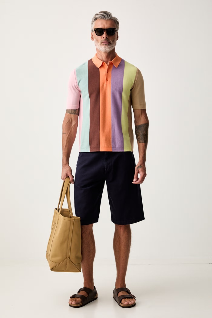 United Colors of Benetton kratke hlače za muškarce od pamuka 4FHKU901H mornarsko plava SS26