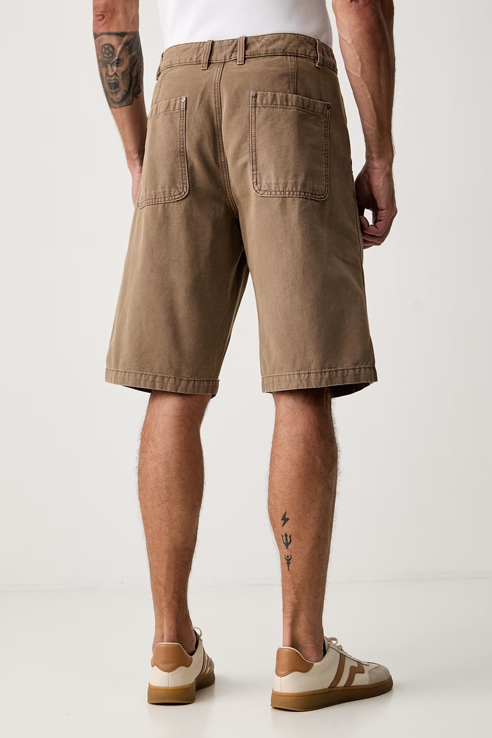 Oblečenie United Colors of Benetton šortky pánske bavlnené 4FHKU901H hnedá