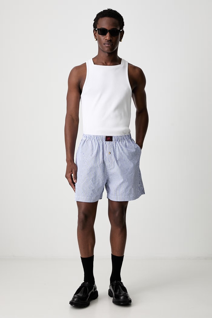 Willy Chavarria WILLY WOVEN BOXER shorts with cotton Men's WCUND0017 blue SS26