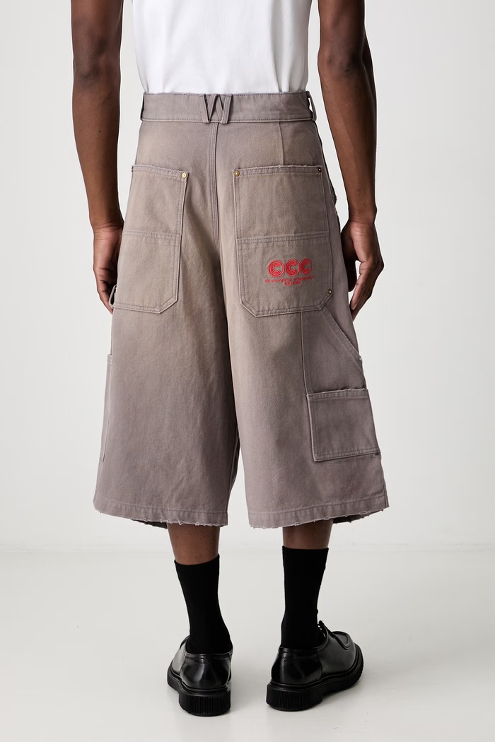 Clothing Willy Chavarria STOCKTON shorts cotton Men's WCBTM0080 gray