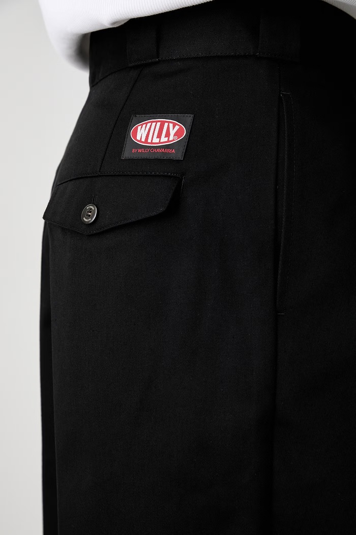 BORRACHO SHORT Men's shorts Willy Chavarria black WCBTM0053.001