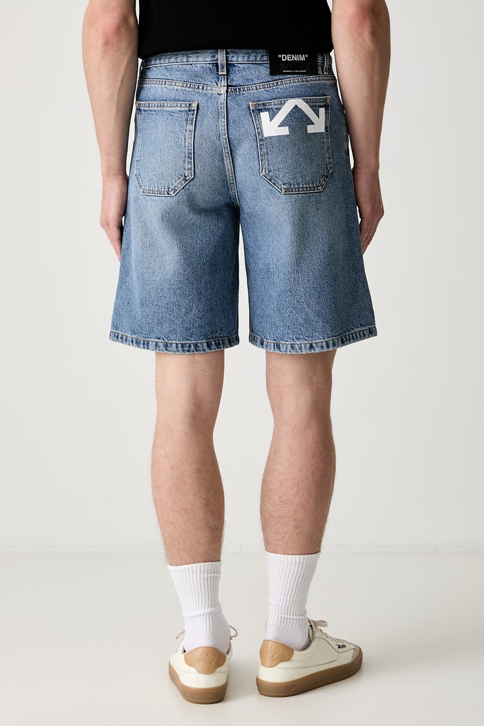 Ρούχα Off-White Half Arrow σορτς ντένιμ Ανδρικά 44XYC028S26D001400 μπλε