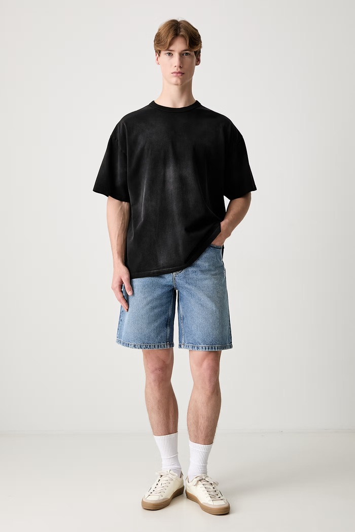 Off-White Half Arrow σορτς ντένιμ Ανδρικά 44XYC028S26D001400 μπλε