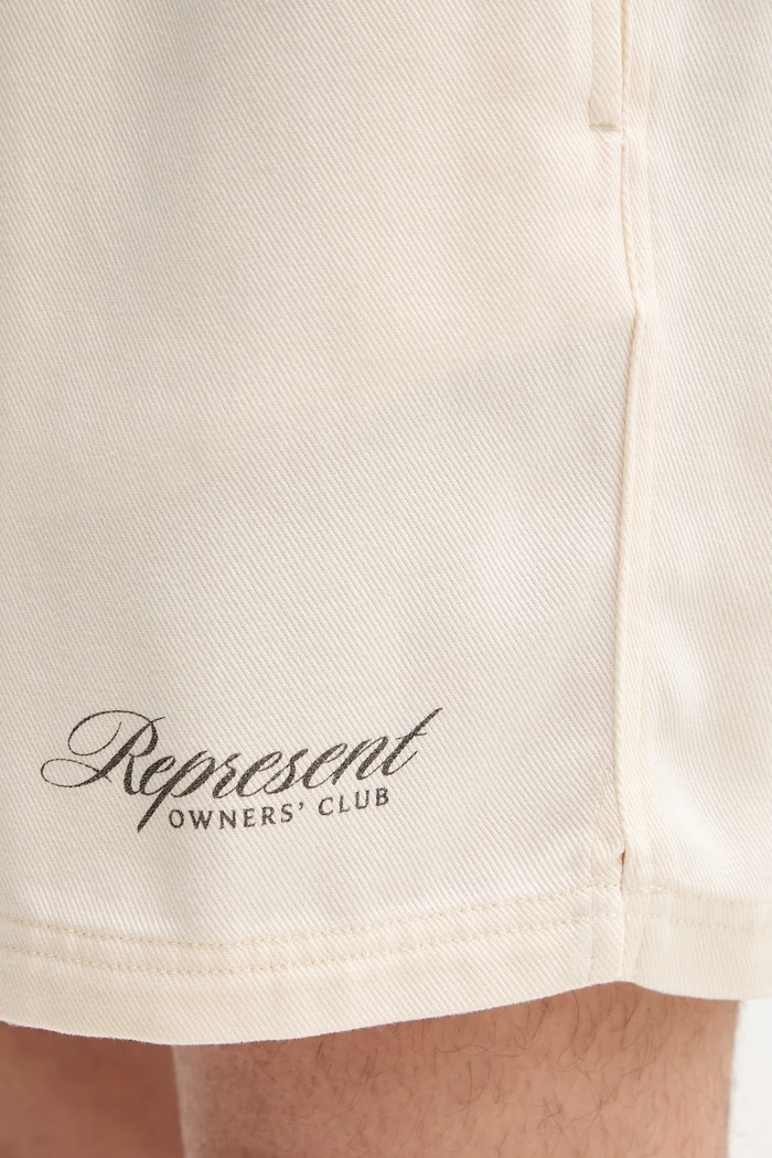 Represent OWNERS CLUB SCRIPT σορτς επίσημα Ανδρικά μπεζ OCM100066.31