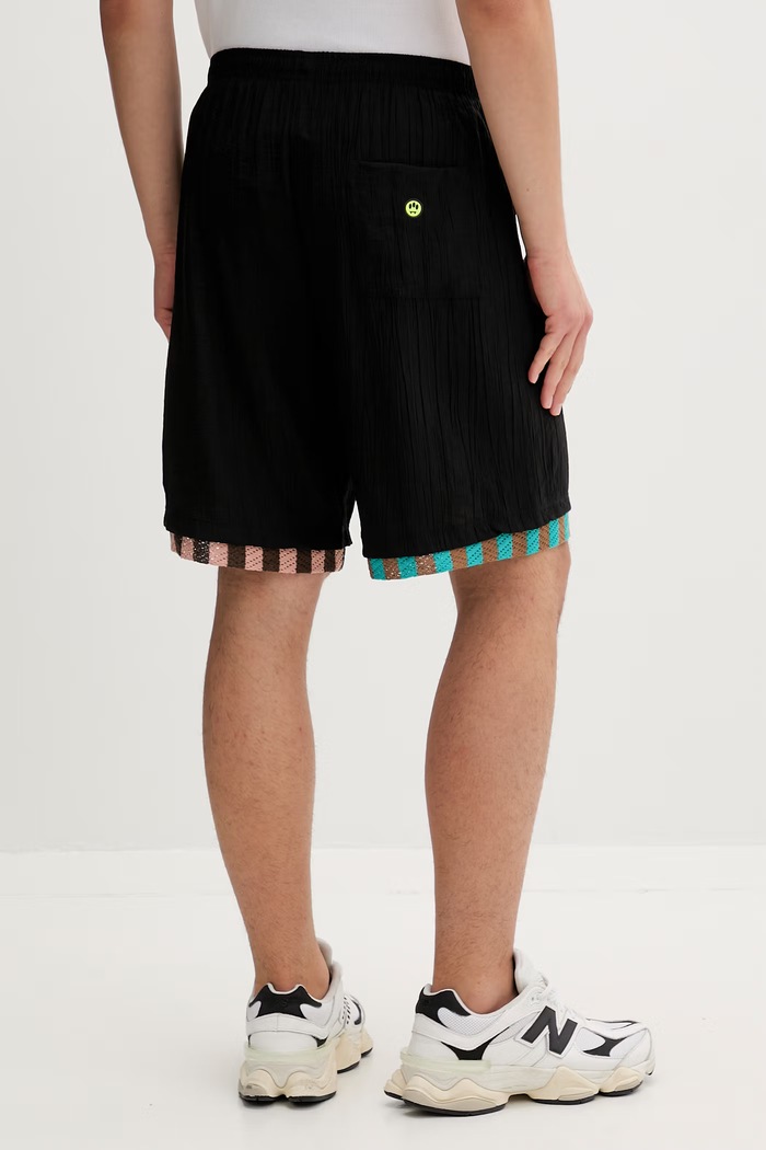 Barrow pantaloni scurți negru S6BWUABE048