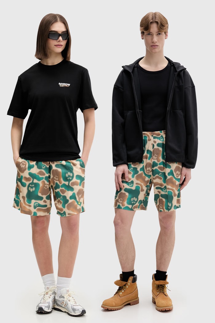 Barrow pantaloni scurți panza bej S6BWUABE114