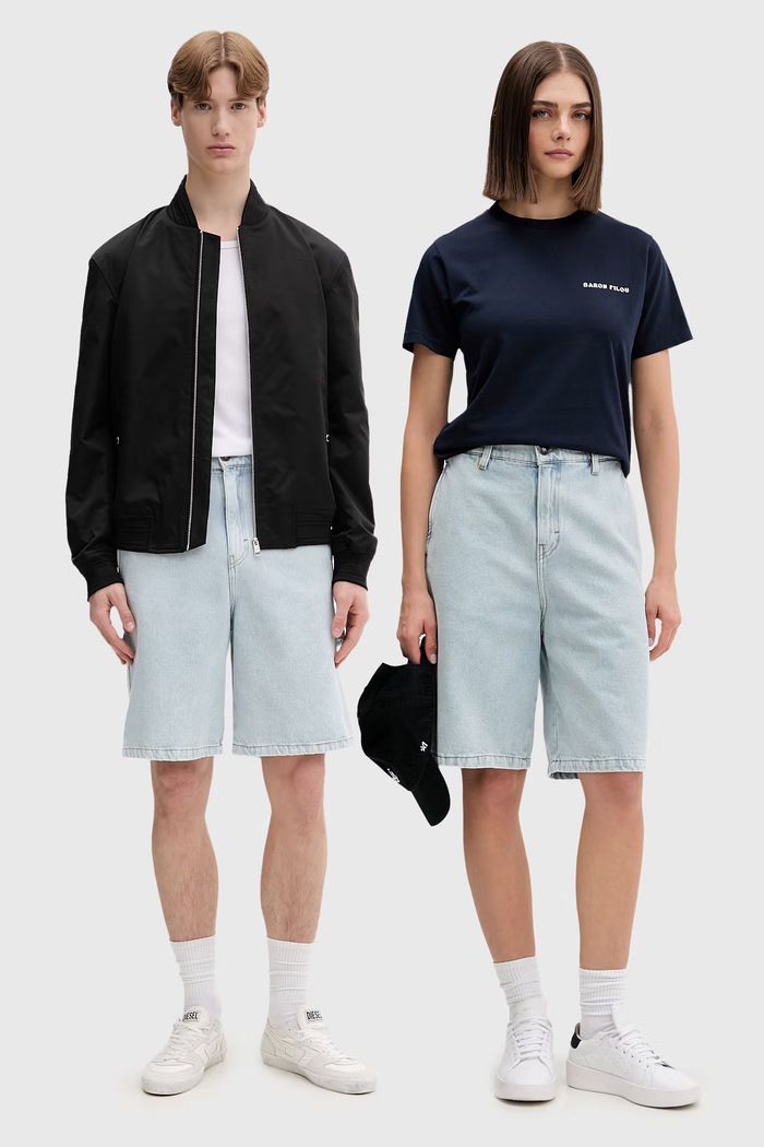 Kaotiko bermude din denim albastru AS006.01.K002
