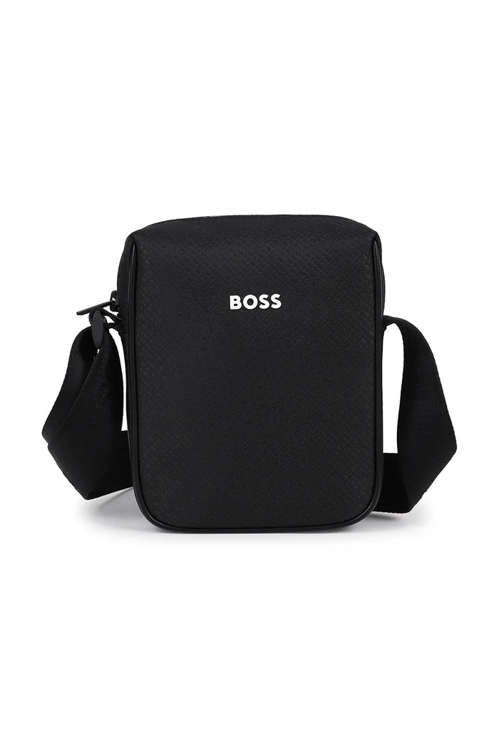 BOSS saszetka dziecięca aplikacja czarny J53134