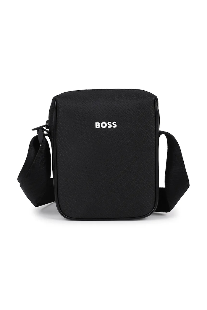 BOSS saszetka dziecięca aplikacja czarny J53134