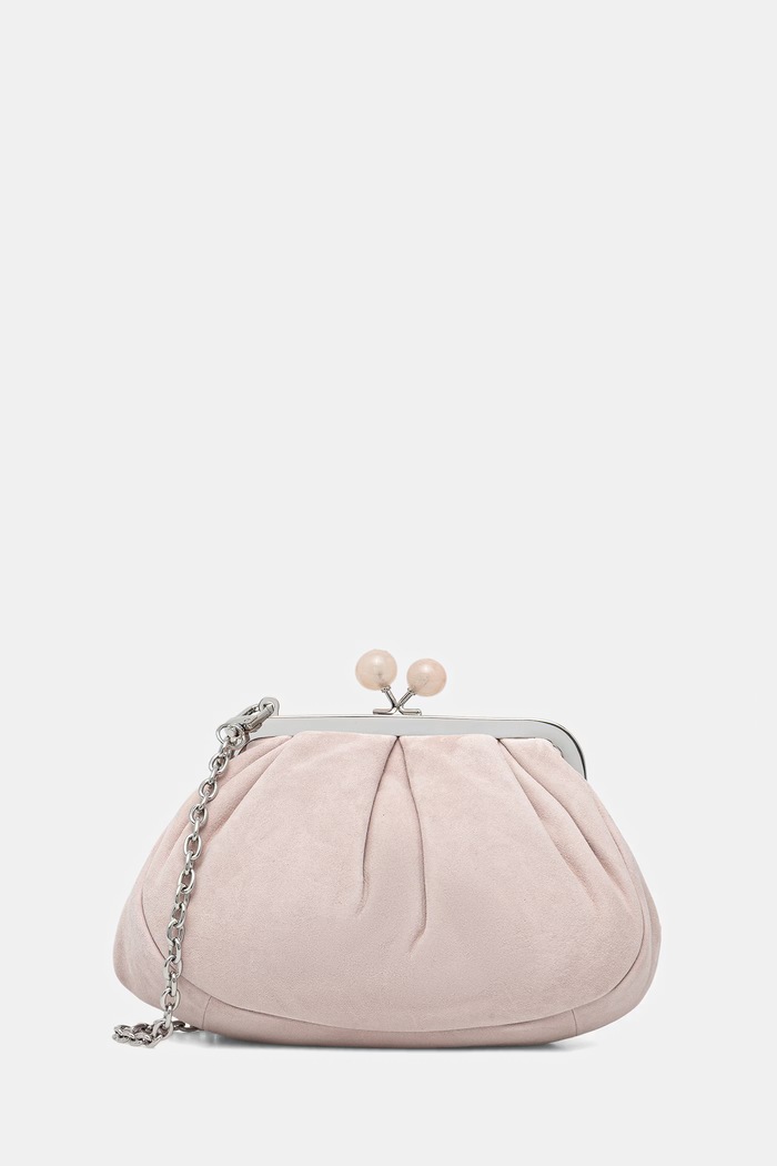 Semišová kabelka Weekend Max Mara AVALOIS semišová kůže růžová 2615511014600