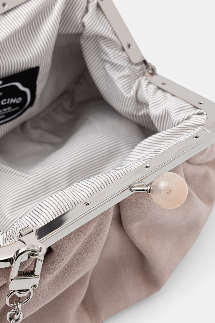 Semišová kabelka Weekend Max Mara AVALOIS 2615511014600 růžová