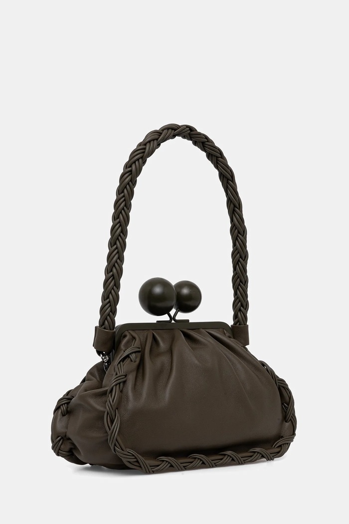 Weekend Max Mara poșetă de piele ALECITO 2615511144600 verde SS26