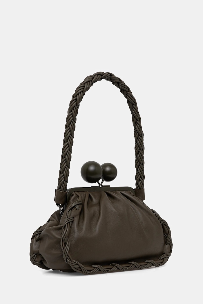 Weekend Max Mara poșetă de piele ALECITO 2615511144600 verde SS26