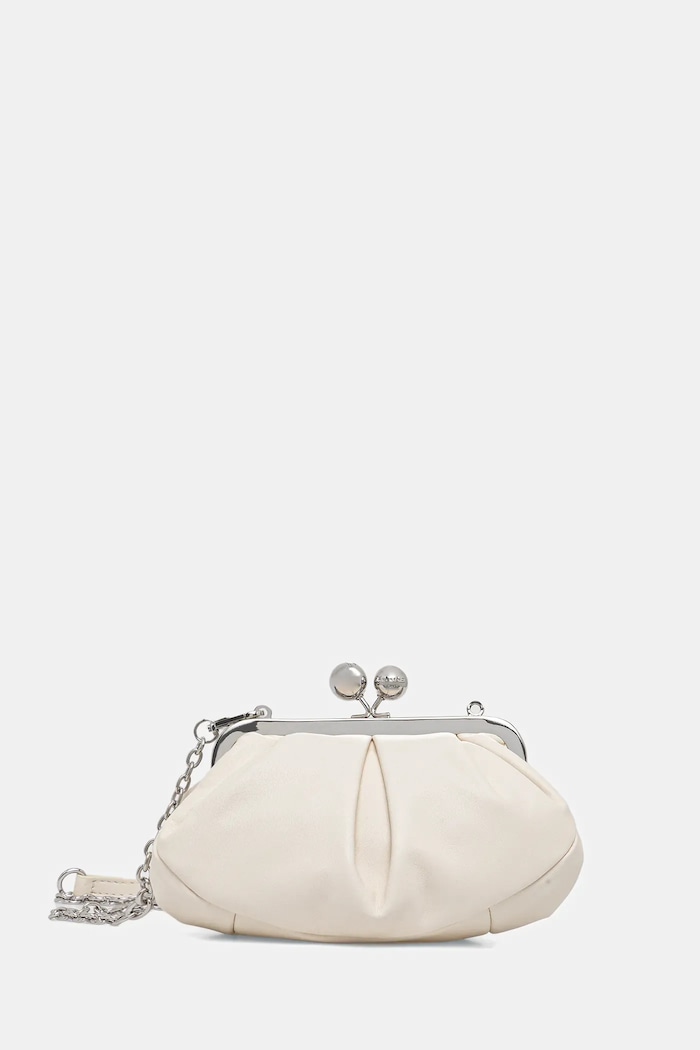Weekend Max Mara borsa a mano in pelle PRATI pelle fiore beige 2615511164600