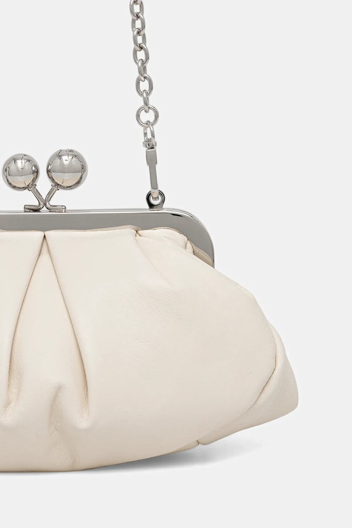 Accessori Weekend Max Mara borsa a mano in pelle PRATI 2615511164600 beige