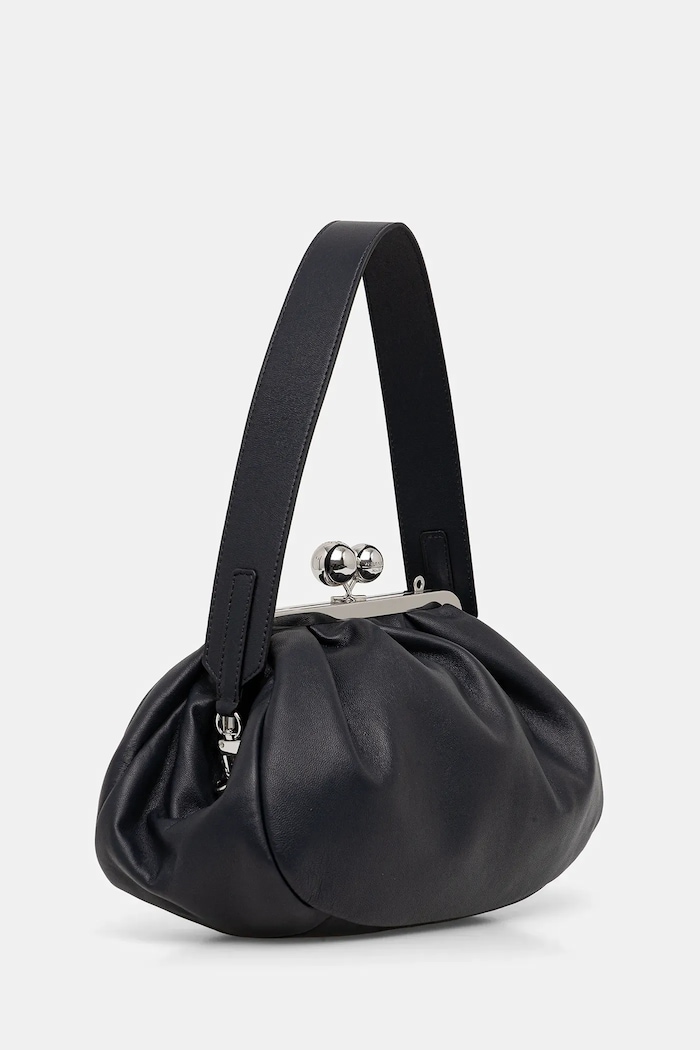 Weekend Max Mara bőr táska CUBICO 2615511174600 sötétkék SS26
