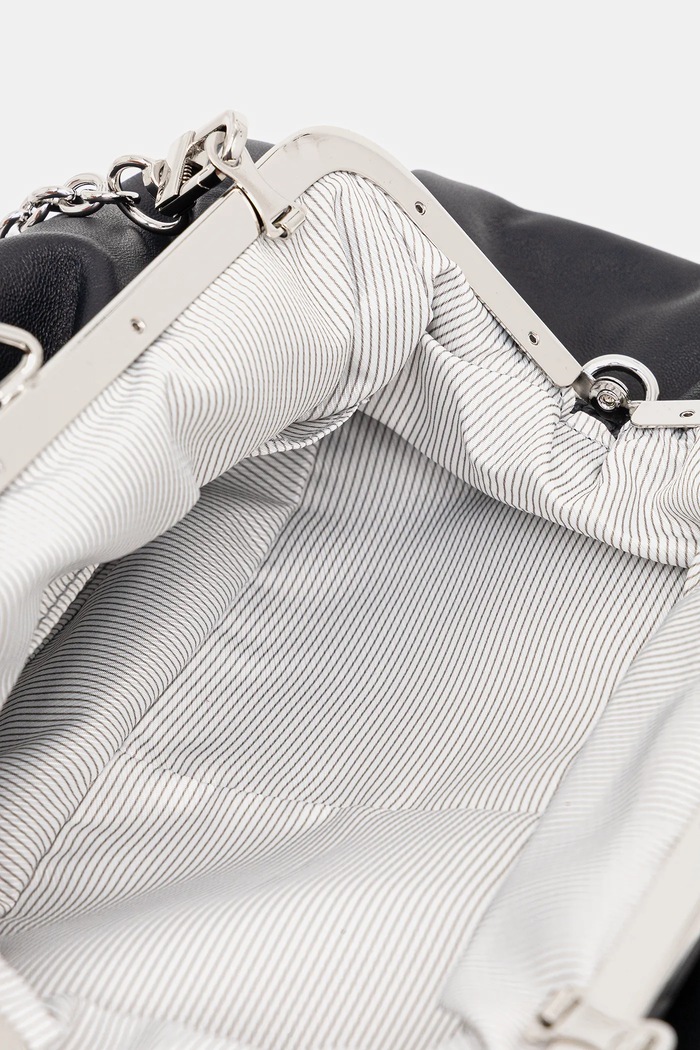 Weekend Max Mara bőr táska CUBICO sötétkék 2615511174600