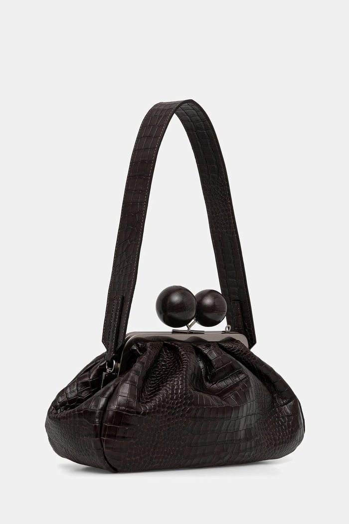 Usnjena torbica Weekend Max Mara ALISSO 2615511194600 rjava SS26