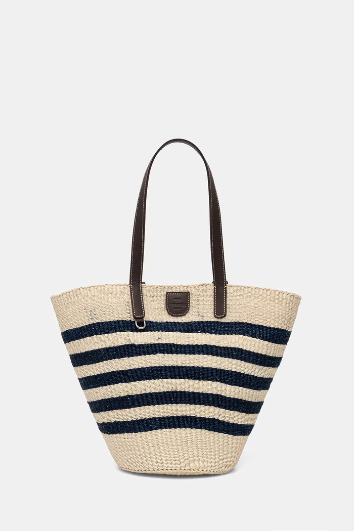Weekend Max Mara geantă de plajă pentru femei împletită AGENNAIO albastru 2615511015600