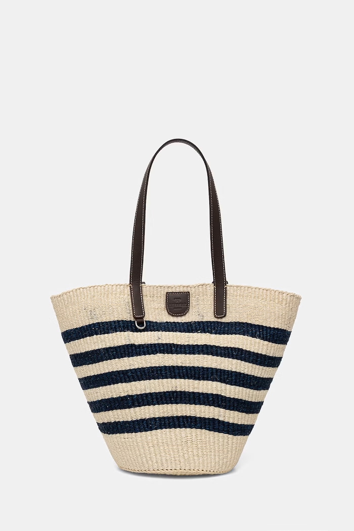 Weekend Max Mara geantă de plajă pentru femei împletită AGENNAIO albastru 2615511015600