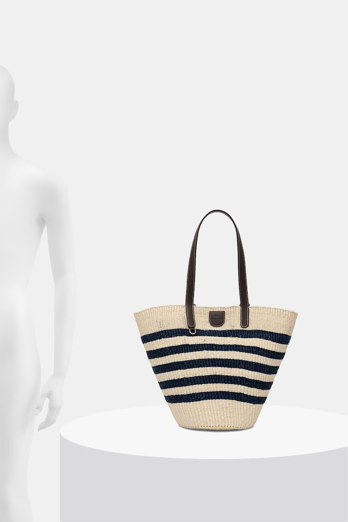 Weekend Max Mara geantă de plajă pentru femei împletită AGENNAIO 2615511015600