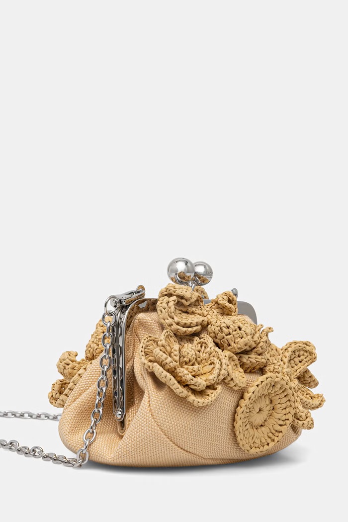 Weekend Max Mara geantă plic pentru femei ACOMUNE 2615511045600 bej SS26