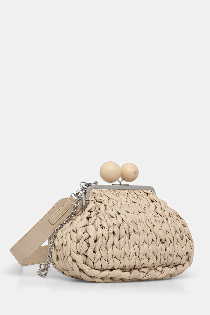 Weekend Max Mara crossbody kabelka dámska kožená ALIBERO 2615511055600 béžová SS26