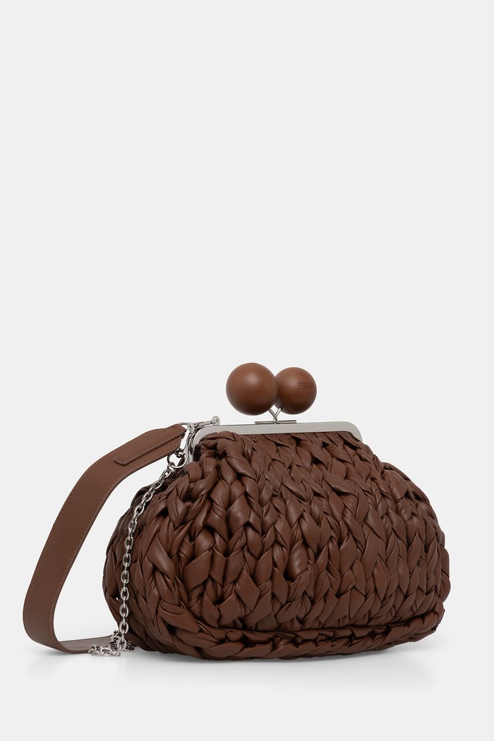 Weekend Max Mara crossbody kabelka dámska kožená ALIBERO 2615511055600 hnedá SS26