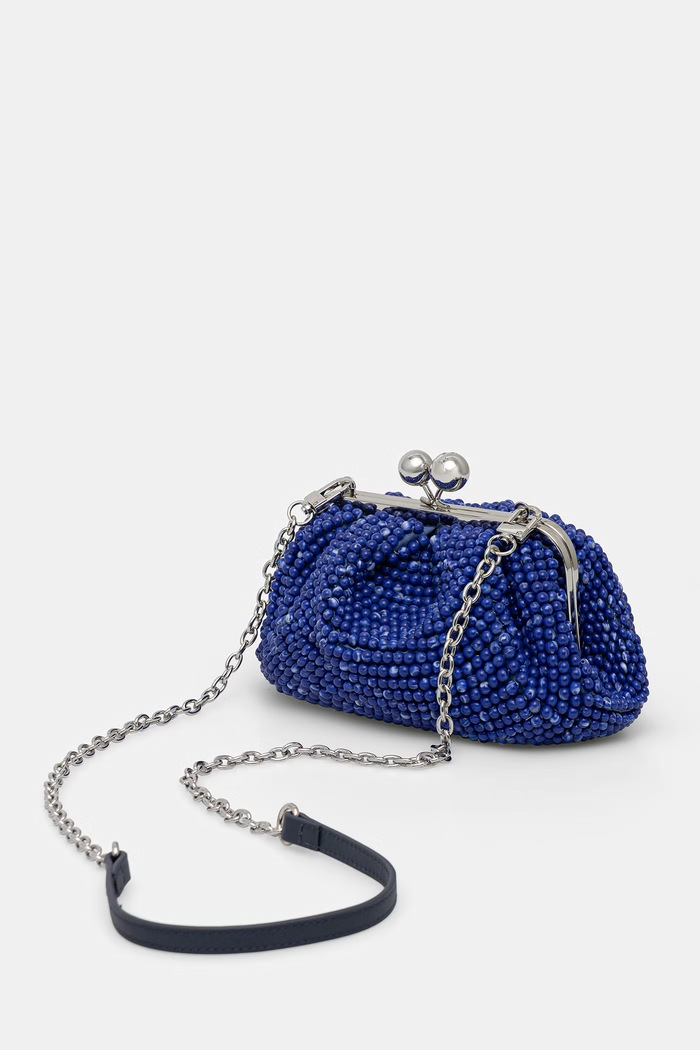 Doplnky Weekend Max Mara crossbody kabelka dámska AESCHIMO 2615511085600 modrá