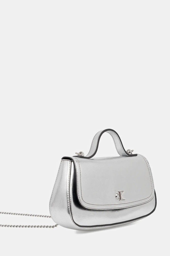 Τσάντα Calvin Klein LV04F3306G ασημί SS26