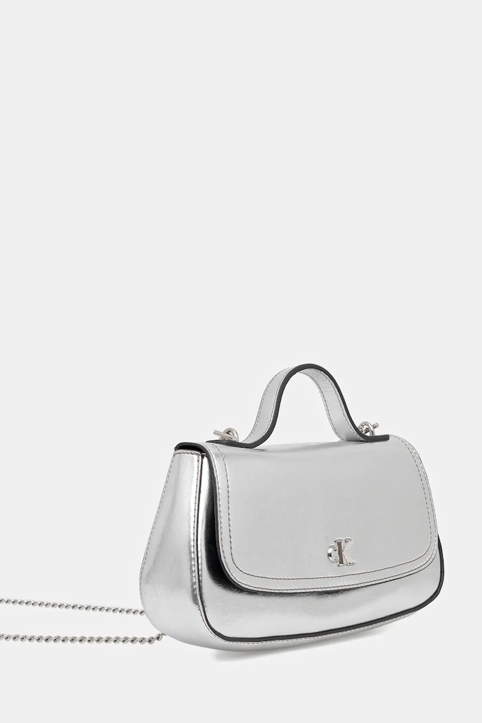 Τσάντα Calvin Klein LV04F3306G ασημί SS26
