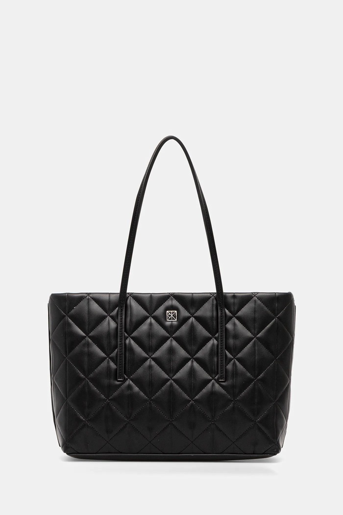 Τσάντα Calvin Klein λεπτό μοτίβο μαύρο LV04F3325G