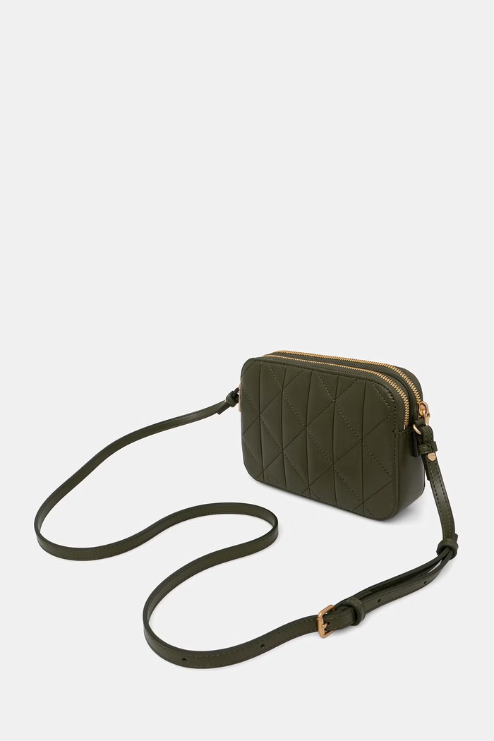Dodatki Calvin Klein crossbody torbica ženska iz umetnega usnja LV04F3328G zelena