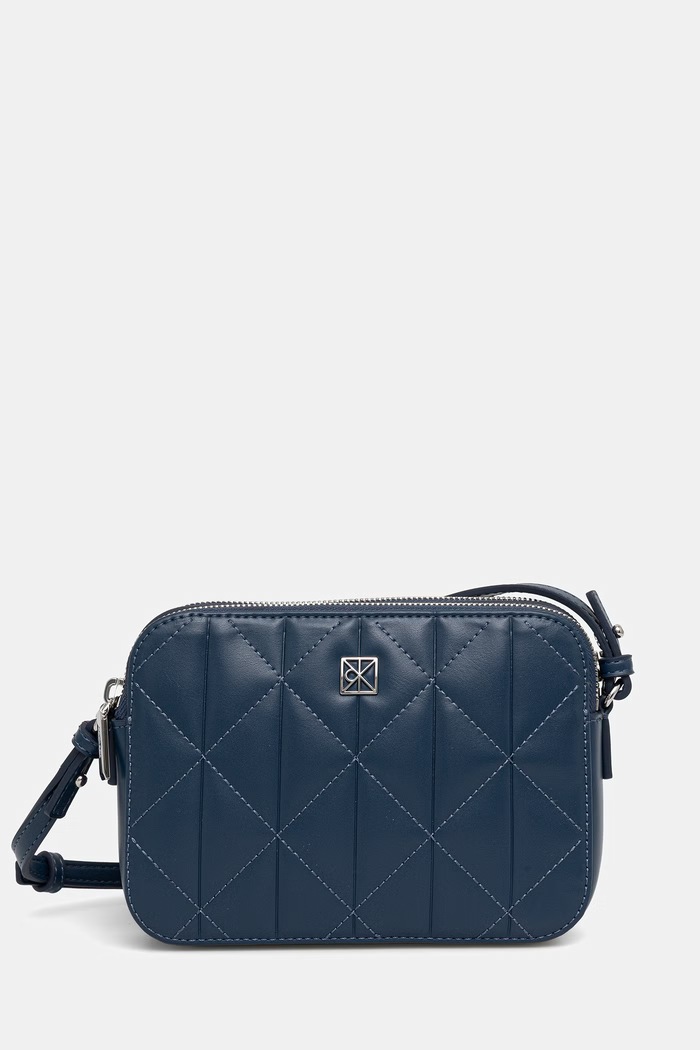 Calvin Klein crossbody torbica ženski iz umetnega usnja modra LV04F3328G