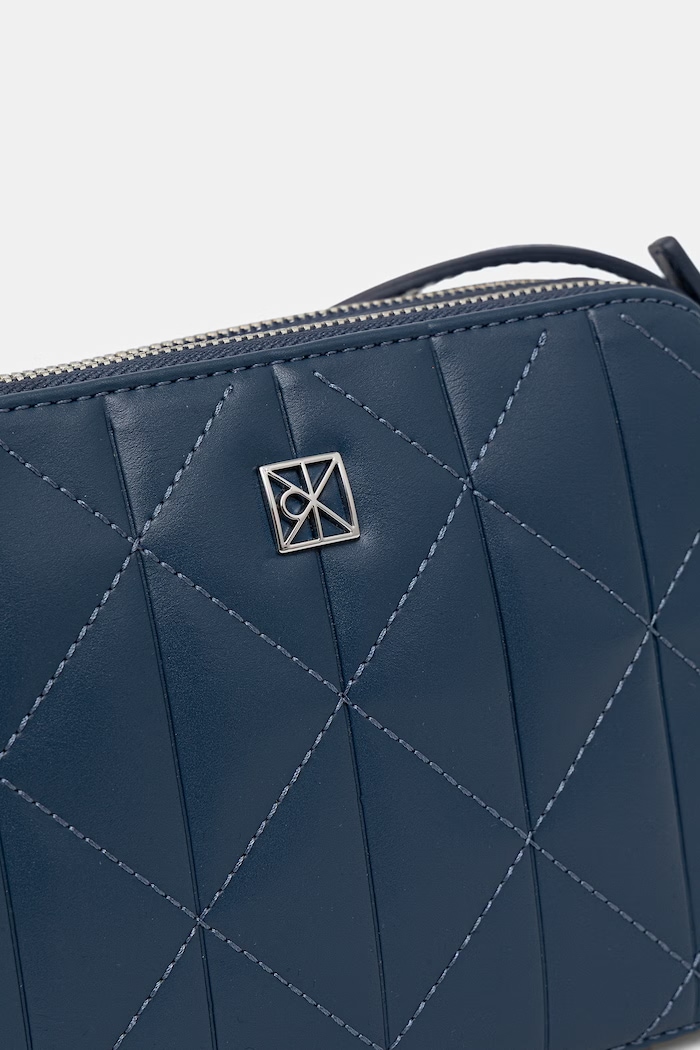 Calvin Klein crossbody torbica ženski iz umetnega usnja modra LV04F3328G