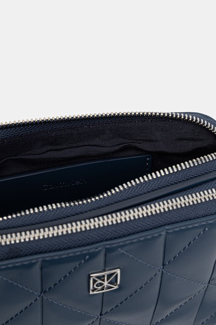 Calvin Klein crossbody torbica ženski iz umetnega usnja LV04F3328G modra