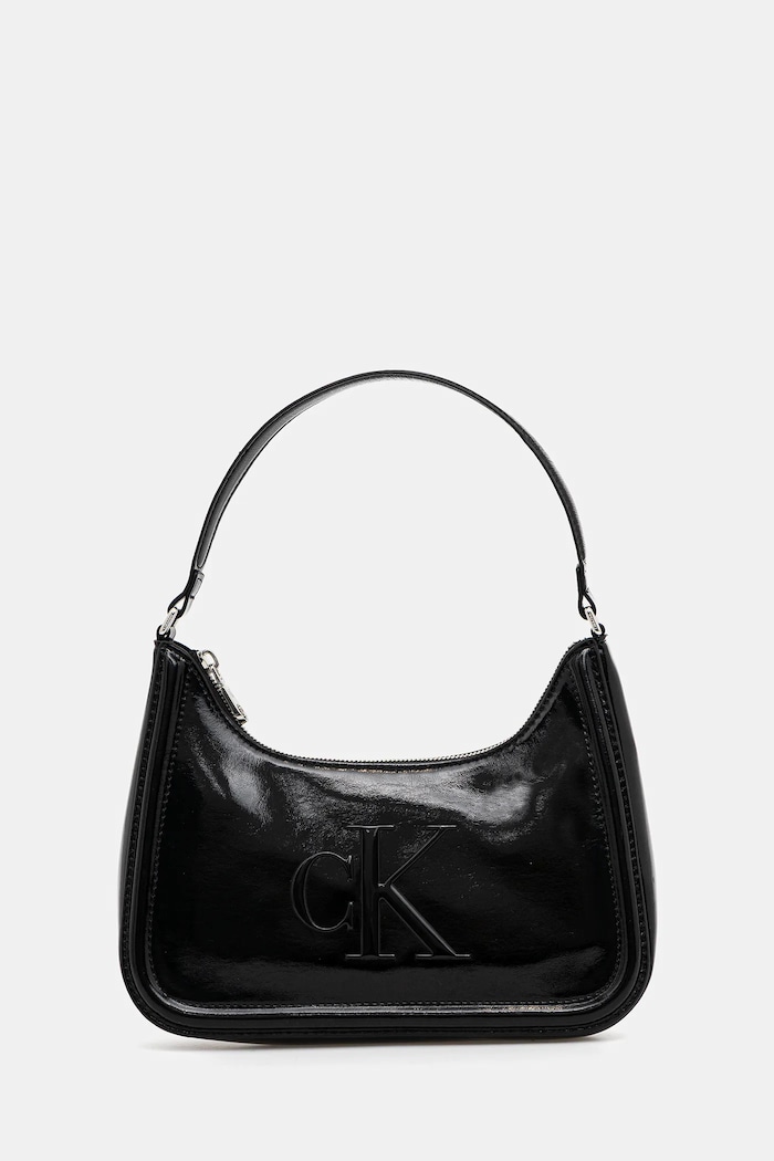 Calvin Klein torebka aplikacja czarny LV04F3332G