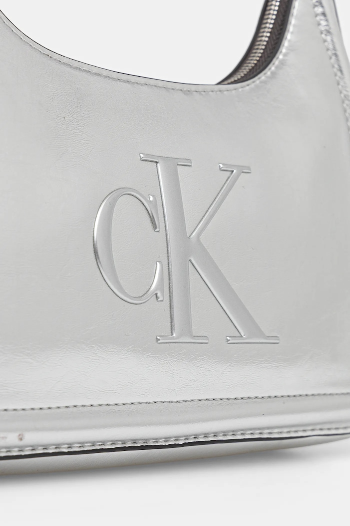 Kabelka Calvin Klein strieborná LV04F3332G