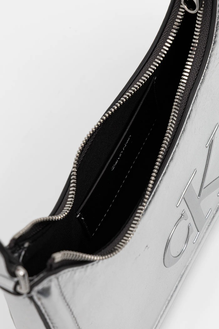 Kabelka Calvin Klein LV04F3332G strieborná