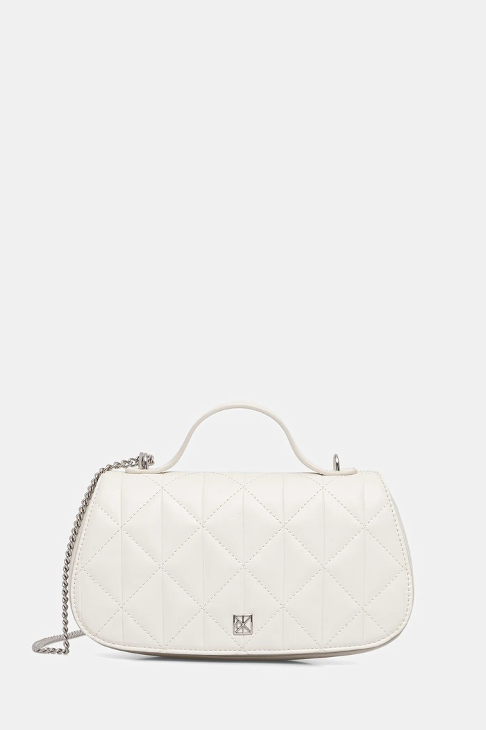 Kabelka Calvin Klein jednofarebný biela LV04F3410G
