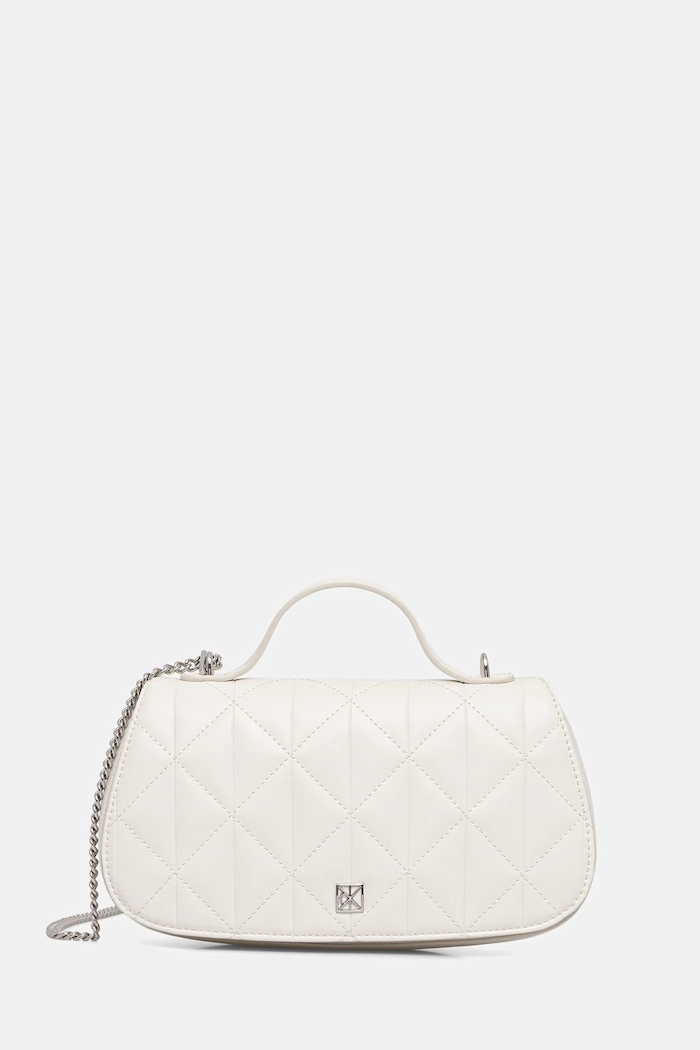 Kabelka Calvin Klein jednofarebný biela LV04F3410G